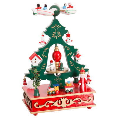 Décorations de Noël Multicouleur Bois Avion 18,3 x 12,7 x 24 cm