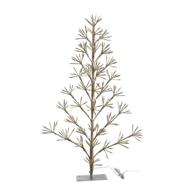 Sapin de Noël Doré Métal Plastique 90 cm