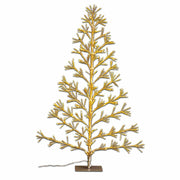 Sapin de Noël Doré Métal Plastique 120 cm