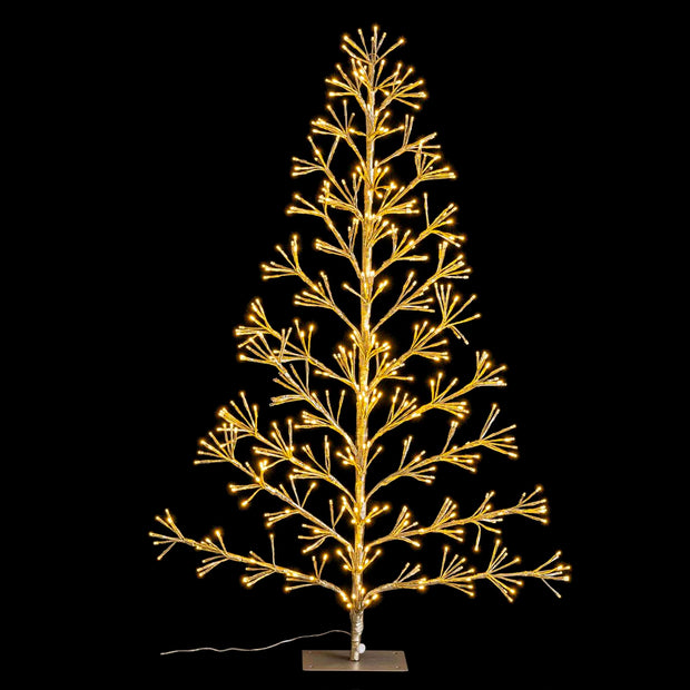 Sapin de Noël Doré Métal Plastique 120 cm