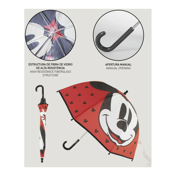 Parapluie Mickey Mouse Rouge