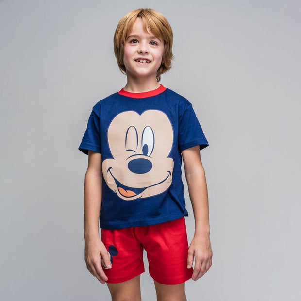 Pyjama Enfant Mickey Mouse Rouge