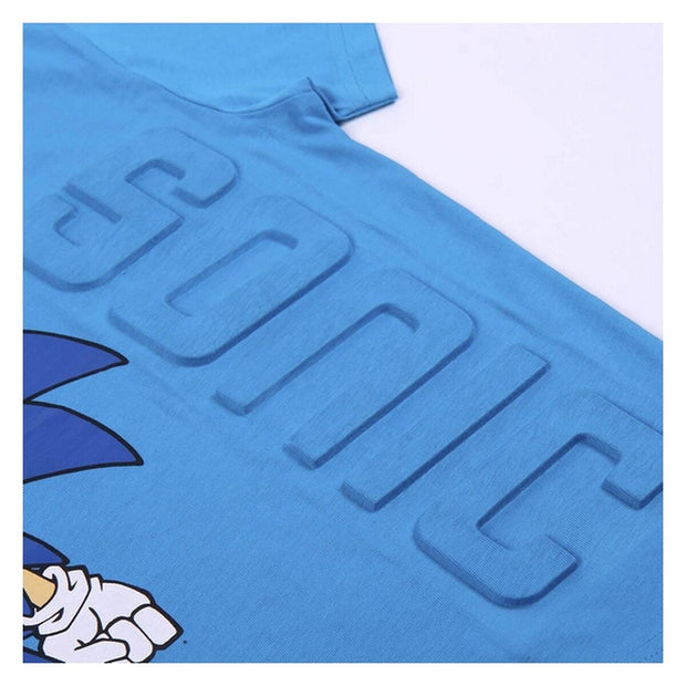 T shirt à manches courtes Enfant Sonic Bleu