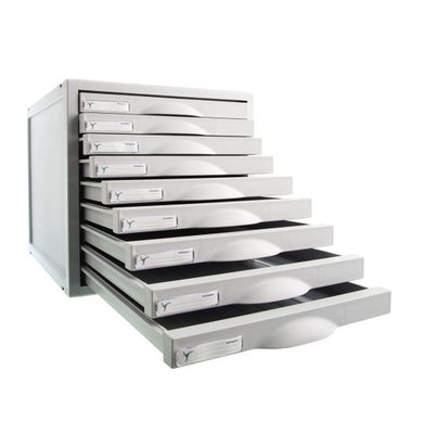 Classeur modulaire Archivo 2000 ArchiSystem 9 tiroirs Gris (35,6 x 31,6 x 20,3 cm)