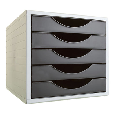 Classeur modulaire Archivo 2000 ArchivoTec Serie 4000 5 tiroirs Din A4 Noir (34 x 27 x 26 cm)