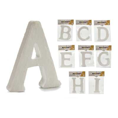 Lettres ABCDEFGHI Blanc (9x)