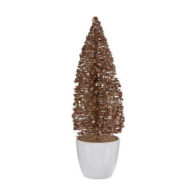 Sapin de Noël Petit Doré Bronze Plastique (9 x 28 x 9 cm)