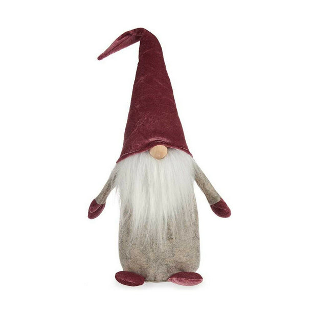 Figurine Décorative Gris Bordeaux Gnome Bois Polyester Arena (14 x 48 x 17,5 cm)