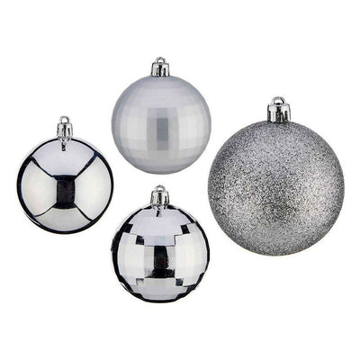 Boules de Noël Ø 7 cm 50 Unités Argenté