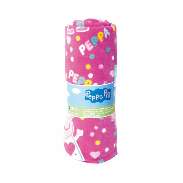 Couverture Peppa Pig Cosy Corner Rose (95 x 150 cm)