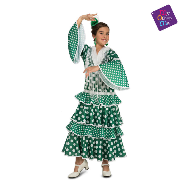 Déguisement pour Enfants My Other Me Giralda Danseuse de Flamenco Vert