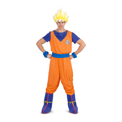 Déguisement pour Adultes My Other Me Goku Dragon Ball Bleu Orange