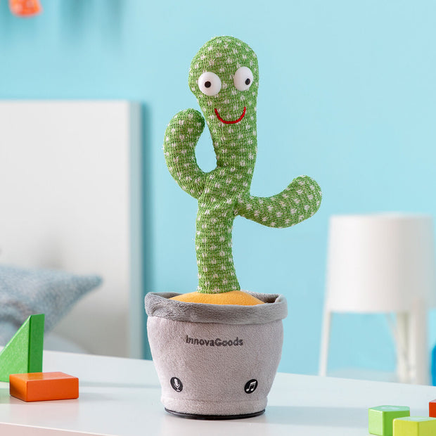 Cactus Dansant et Parlant avec Musique et LED Multicolores Pinxi InnovaGoods