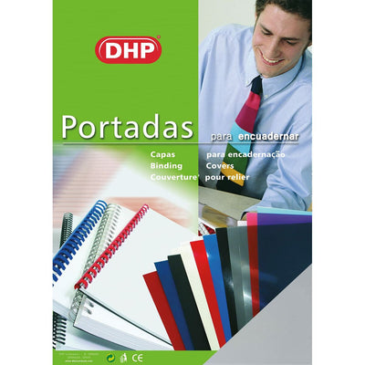 Couvertures de reliure DHP Transparent PVC A4 (100 Unités)