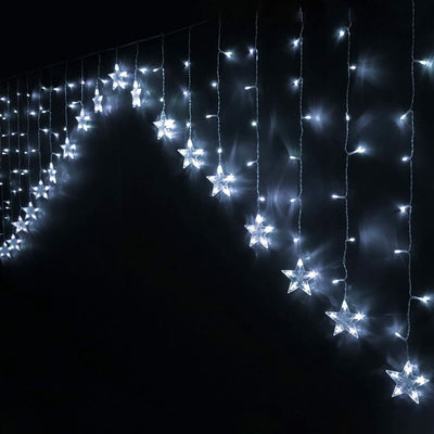 Barrière lumineuse LED Blanc Etoiles