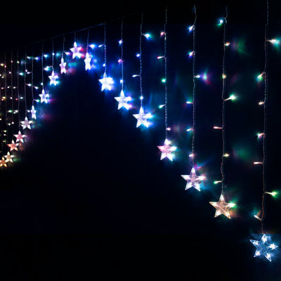 Barrière lumineuse LED Multicouleur Etoiles