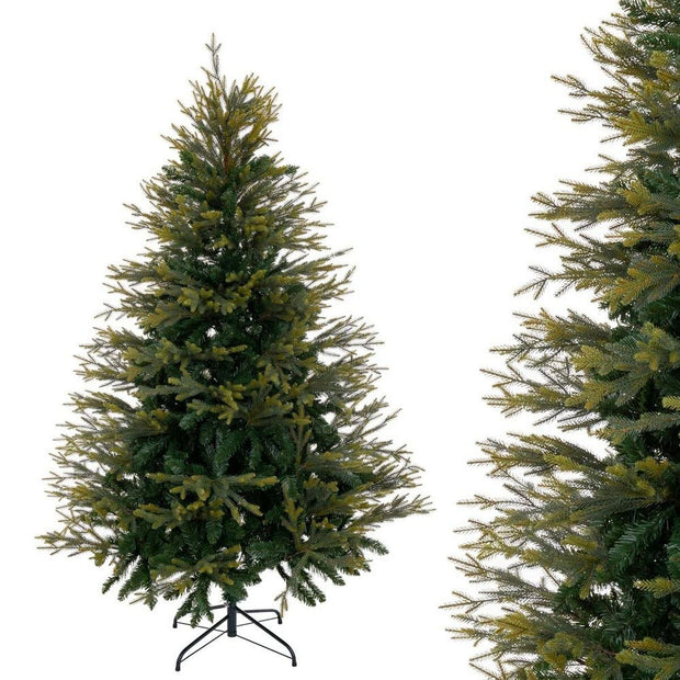 Sapin de Noël Vert PVC Polyéthylène Métal 180 cm