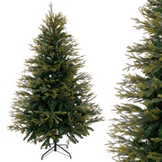 Sapin de Noël Vert PVC Polyéthylène Métal 210 cm