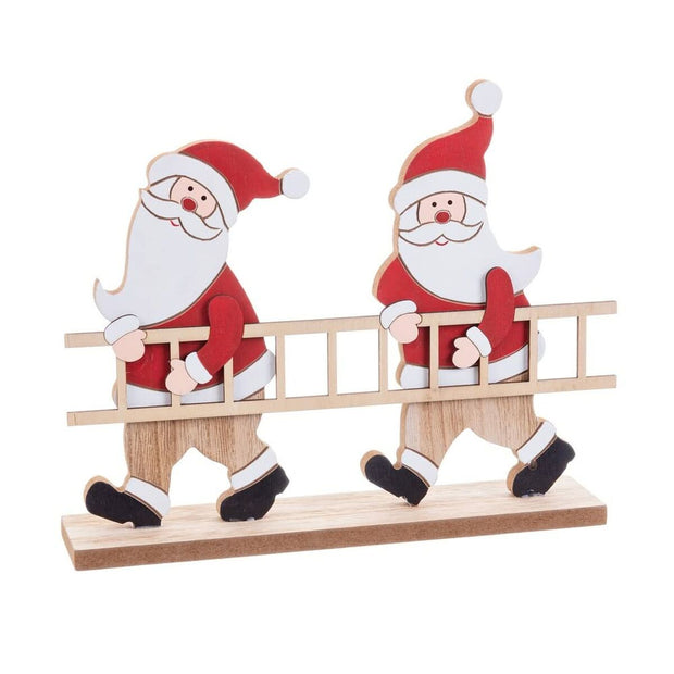 Décorations de Noël Multicouleur Bois Père Noël 14,5 x 5 x 19 cm