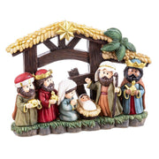 Décorations de Noël Naissance/Crèche Multicouleur Polyrésine 21,2 x 5,7 x 16 cm (6 Pièces)