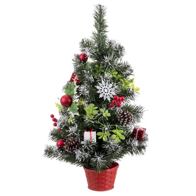 Sapin de Noël Rouge Multicouleur Plastique Ananas 60 cm