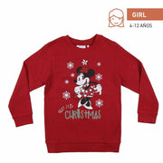 Sweat sans capuche enfant Mickey Mouse Rouge