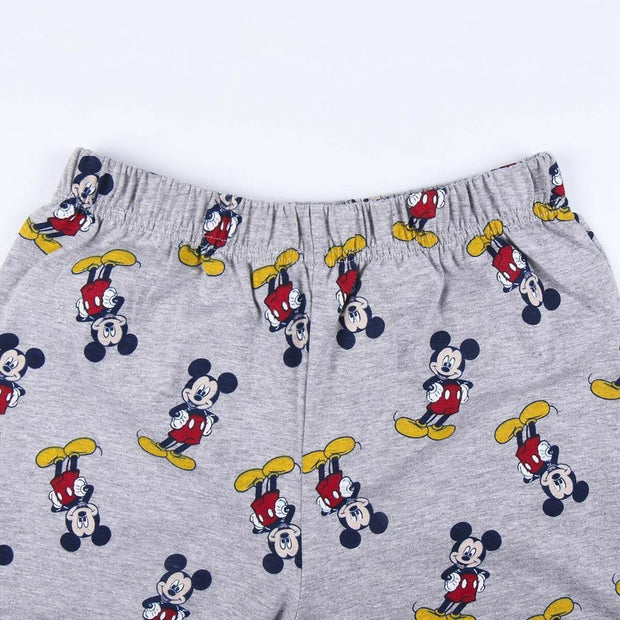 Pyjama D'Été Mickey Mouse Gris