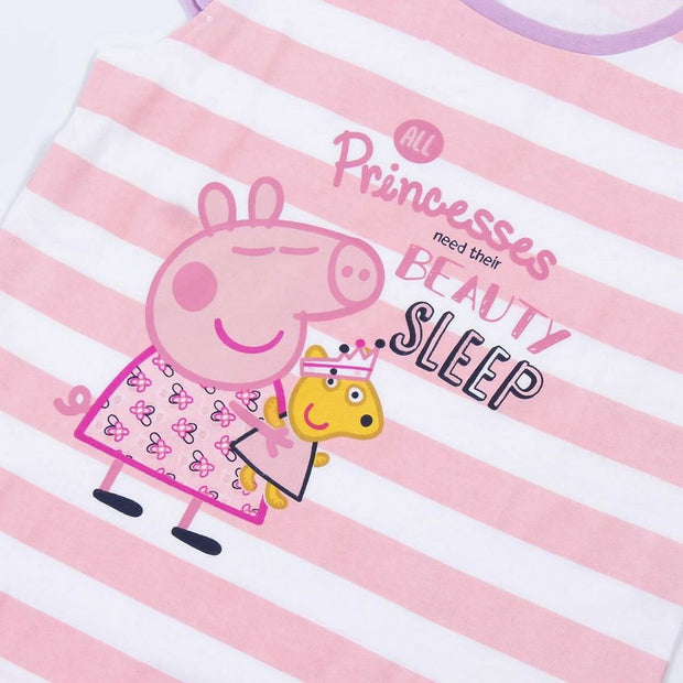 Pyjama D'Été Peppa Pig Violet Rose