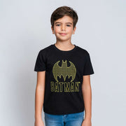 T shirt à manches courtes Enfant Batman Noir