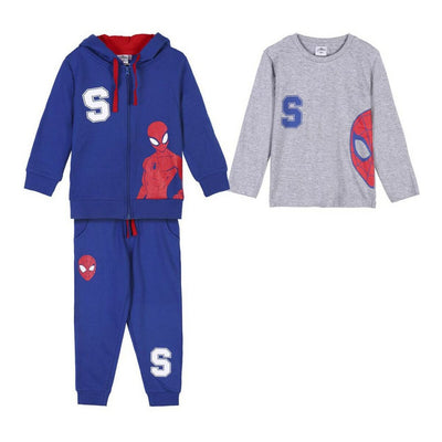Survêtement Enfant Spiderman 3 Pièces Bleu