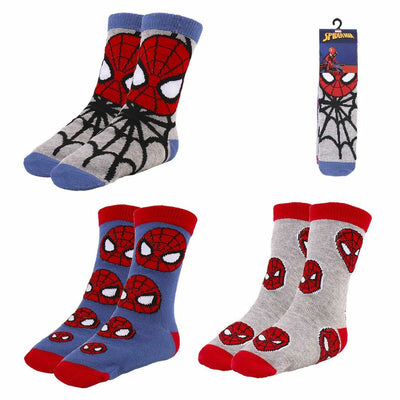Chaussettes Spiderman 3 paires Multicouleur