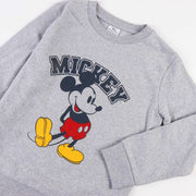 Sweat sans capuche enfant Mickey Mouse Gris