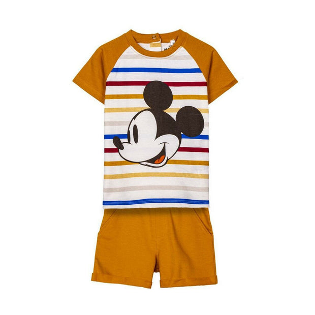 Ensemble de Vêtements Mickey Mouse Enfant Moutarde