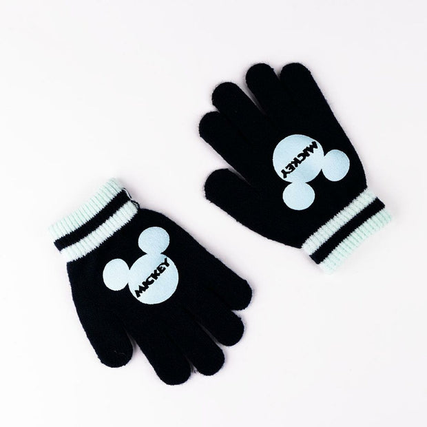 Bonnet et gants Mickey Mouse 2 Pièces Bleu foncé