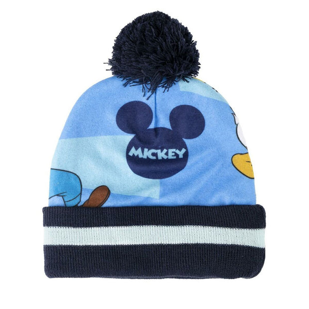 Bonnet et gants Mickey Mouse 2 Pièces Bleu foncé