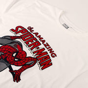 T shirt à manches courtes Enfant Spiderman Blanc