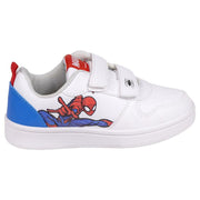 Chaussures de Sport pour Enfants Spiderman Velcro Blanc