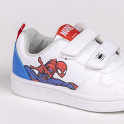 Chaussures de Sport pour Enfants Spiderman Velcro Blanc