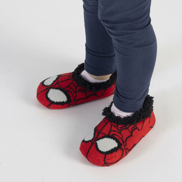 Chaussons Spiderman Rouge