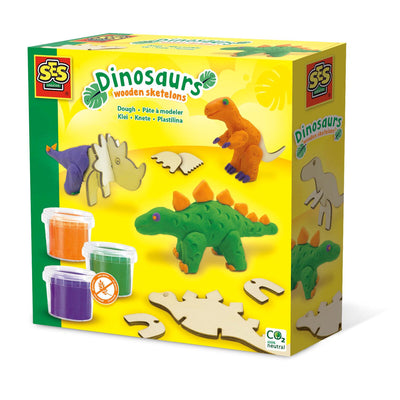 Pâte à modeler en argile SES Creative Dinosaurs Sans gluten