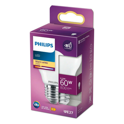 Lampe LED Philips 8718699762858 E27 6,5 W 806 lm (4,5 x 7,8 cm) (2700 K)