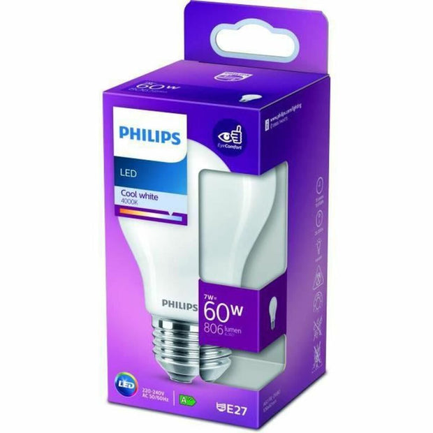 Ampoule LED Sphérique Philips Equivalent E27 60 W