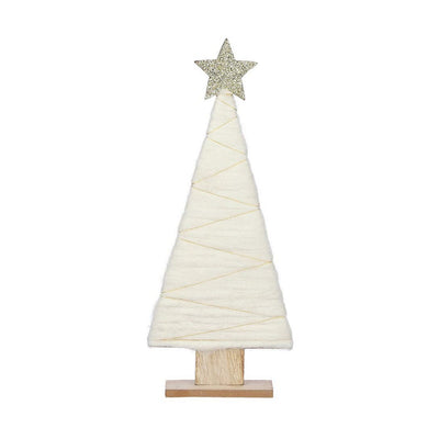 Sapin de Noël Black Box Bois Blanc (17 x 5 x 40 cm)