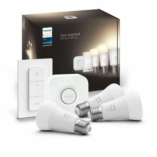 Lampe LED Philips Starter Kit E27 9,5 W Blanc F (3 Unités)