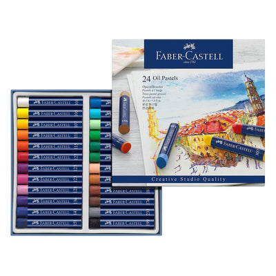Crayons gras de couleur Faber-Castell FC127024AZ Multicouleur (Reconditionné A)