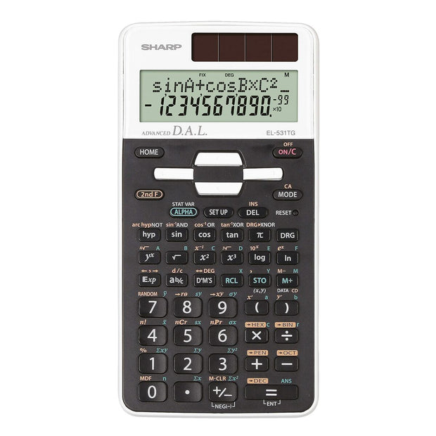 Calculatrice scientifique Sharp EL-531TG Blanc (Reconditionné B)
