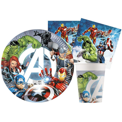 Set d'articles de fête The Avengers Multicouleur (Reconditionné A)