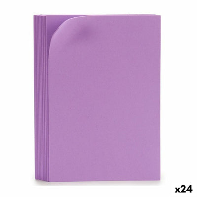 Feuille de Mousse Violet 30 x 2 x 20 cm (24 Unités)