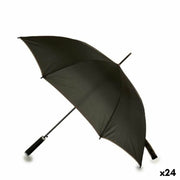 Parapluie Noir Polyester 100 x 100 x 85 cm (24 Unités)