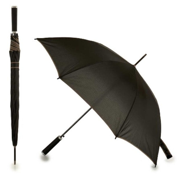 Parapluie Noir Polyester 100 x 100 x 85 cm (24 Unités)